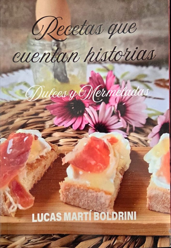 Portada del libro Recetas que cuentan historias de Lucas Martí Boldrini